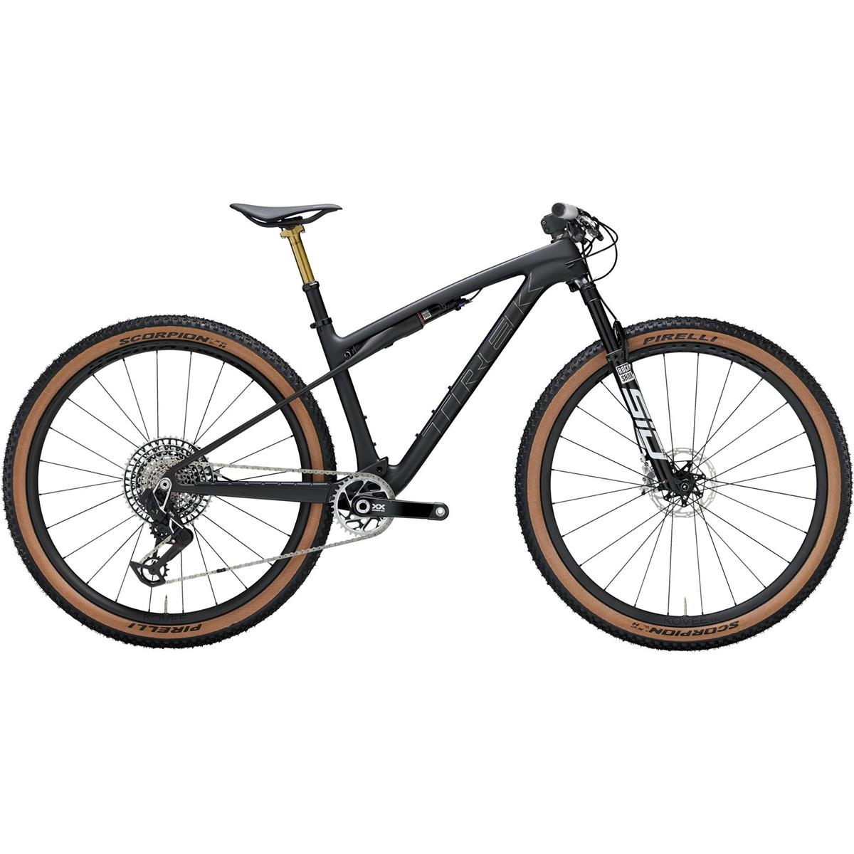 Heldämpad MTB Trek Supercaliber SLR 9.9 XX AXS Gen 2 Carbon Smoke Black