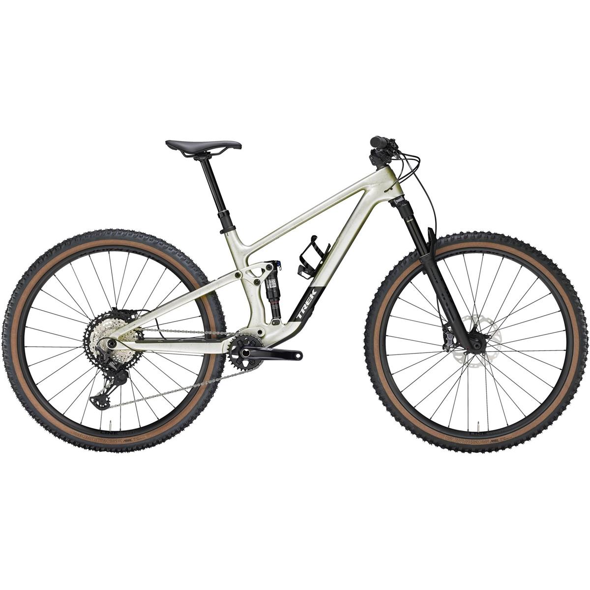Heldämpad MTB Trek Top Fuel 9.8 XT Gen 4 Lunar Silver