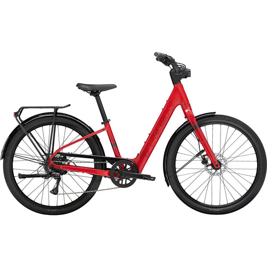 Elcykel Hybrid Trek Verve+ 1 Lowstep LT Viper Red