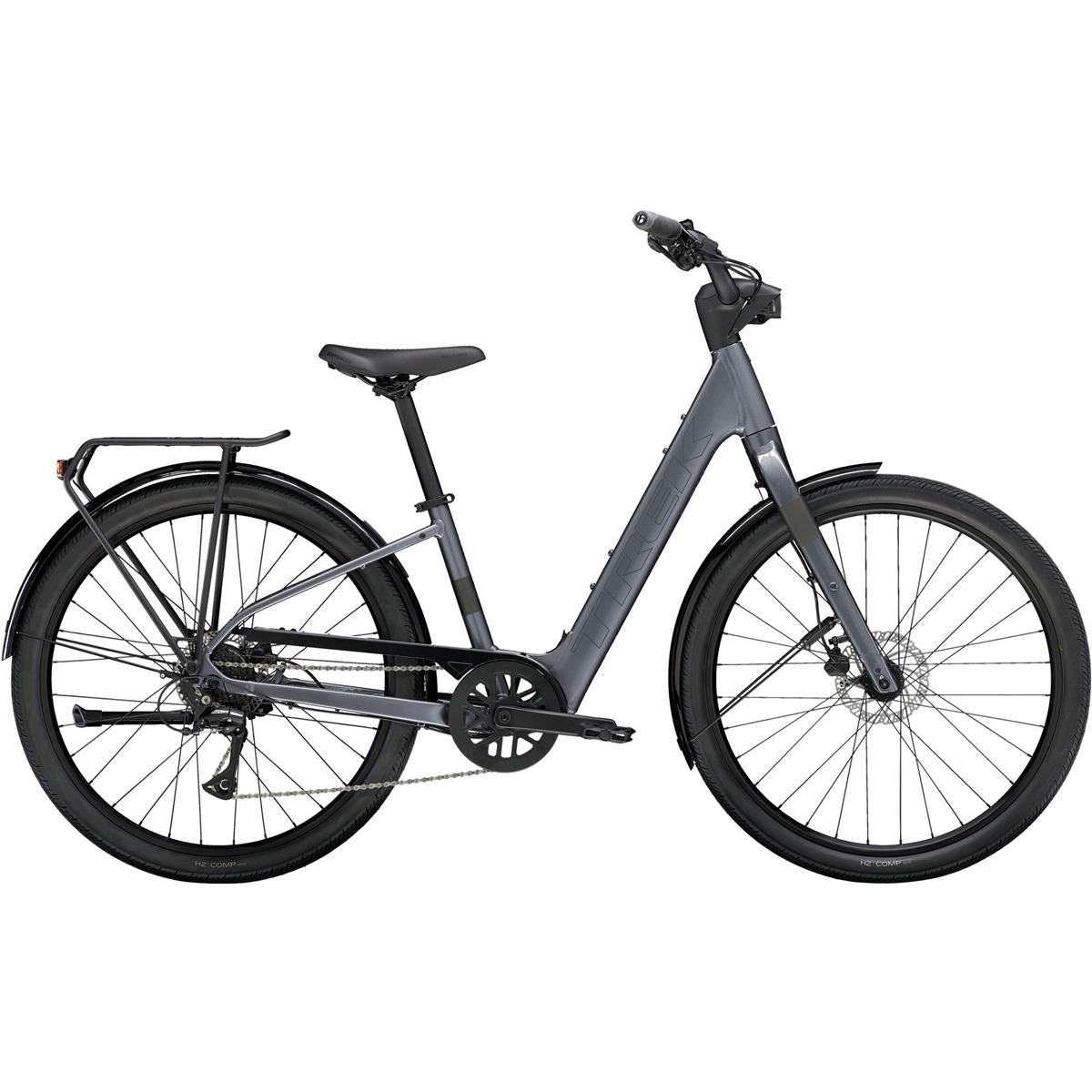 Elcykel Hybrid Trek Verve+ 1 Lowstep LT Galactic Grey