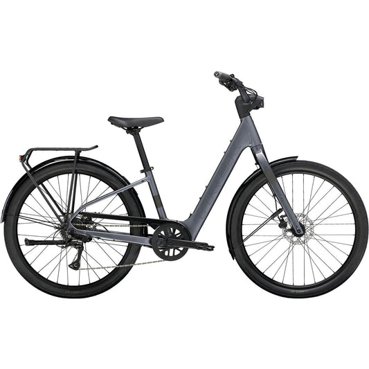 Elcykel Hybrid Trek Verve+ 1 Lowstep LT Galactic Grey