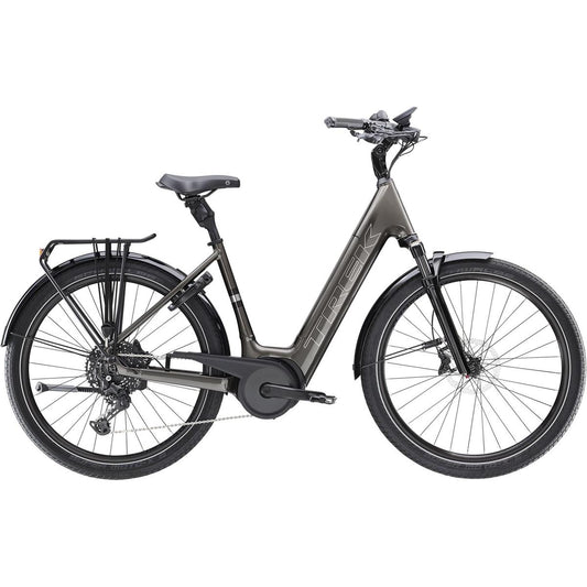 Elcykel Hybrid Trek Verve+ 5 Lowstep 400Wh Mercury