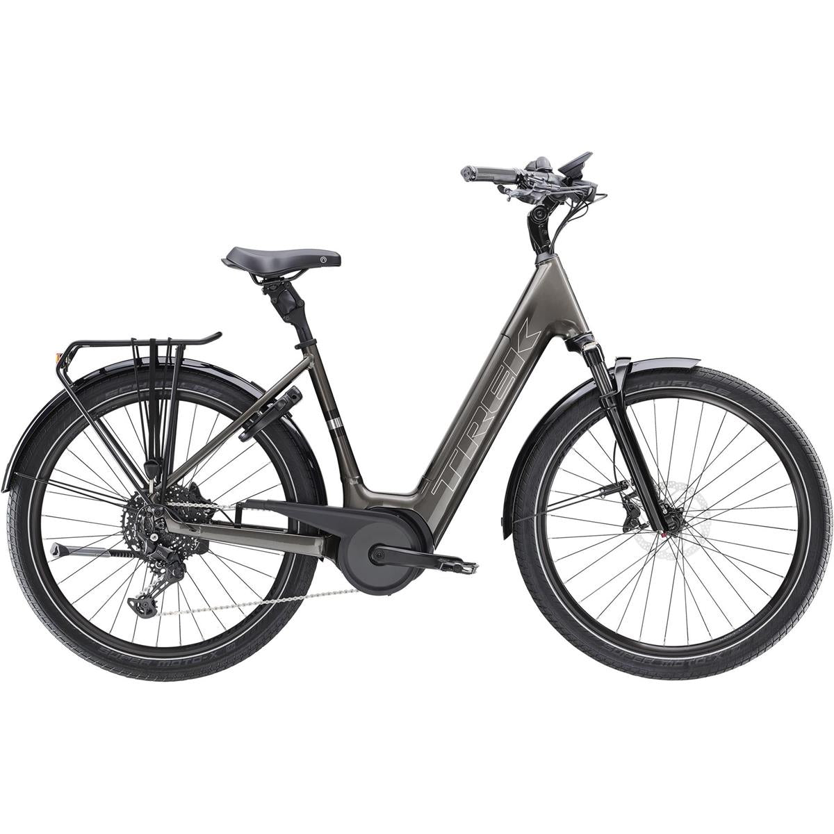 Elcykel Hybrid Trek Verve+ 5 Lowstep 545Wh Mercury