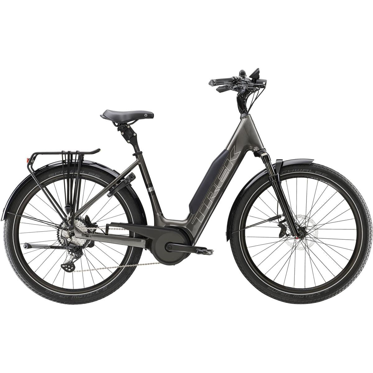 Elcykel Hybrid Trek Verve+ 5 Lowstep 725Wh Mercury