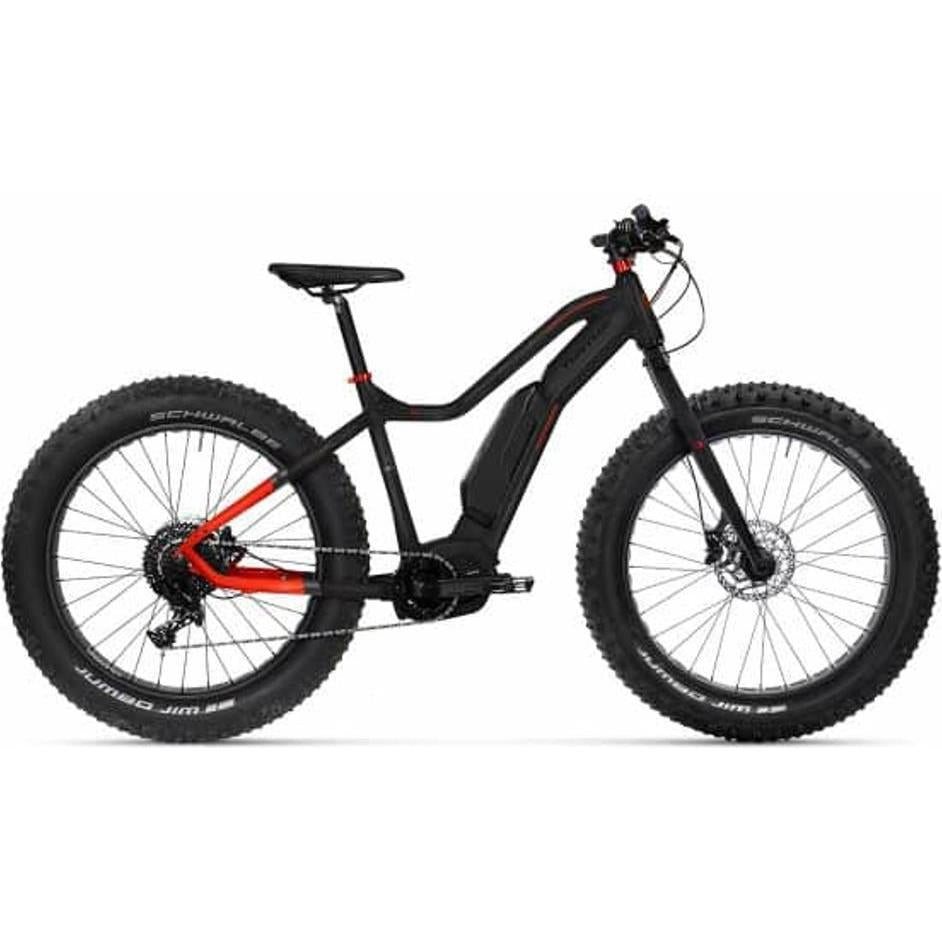 El-Fatbike Tunturi eMax SE Matte Black/Red