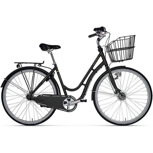 Damcykel Tunturi Queen Dam Matt Black/Gold