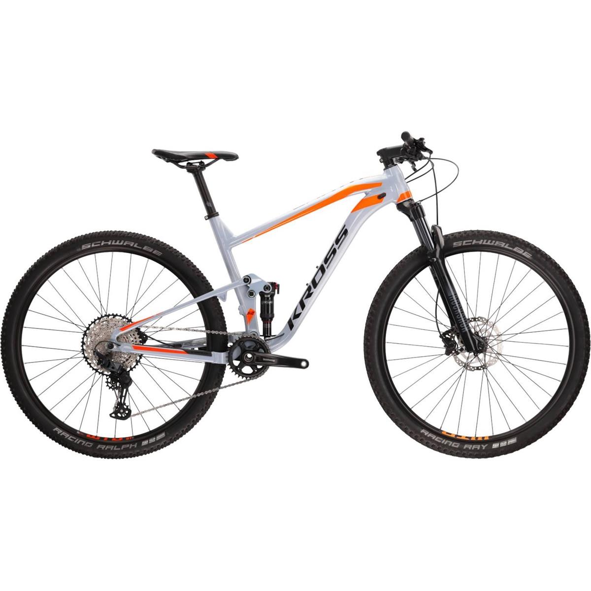 Heldämpad MTB Kross Earth 2.0 Grey/Orange 29