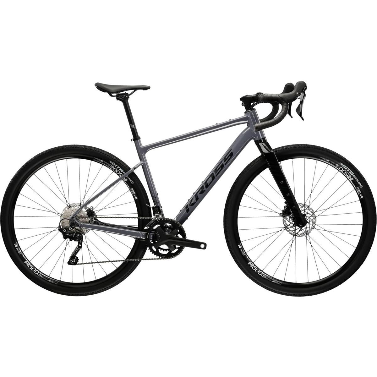 Gravel bike Kross Esker 5.0 Grey/Navy Blue