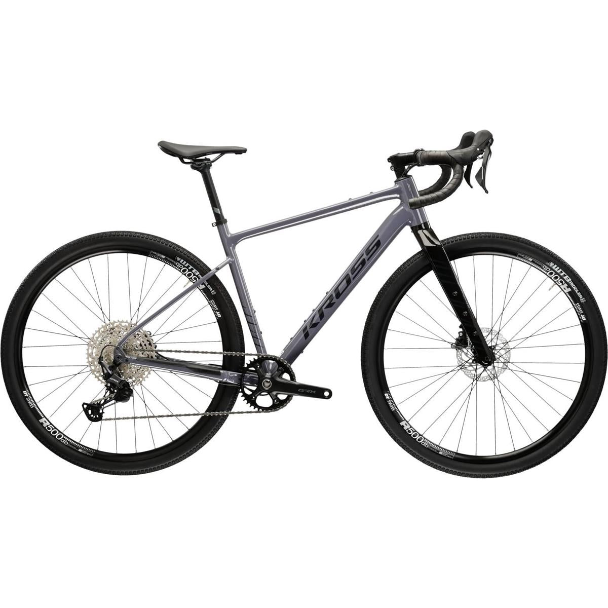 Gravel bike Kross Esker 5.0 GRX 1x12 Grey/Navy Blue