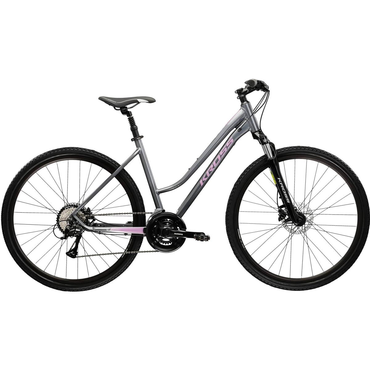 Crosshybrid Kross Evado 4.0 Lady Grey/Pink