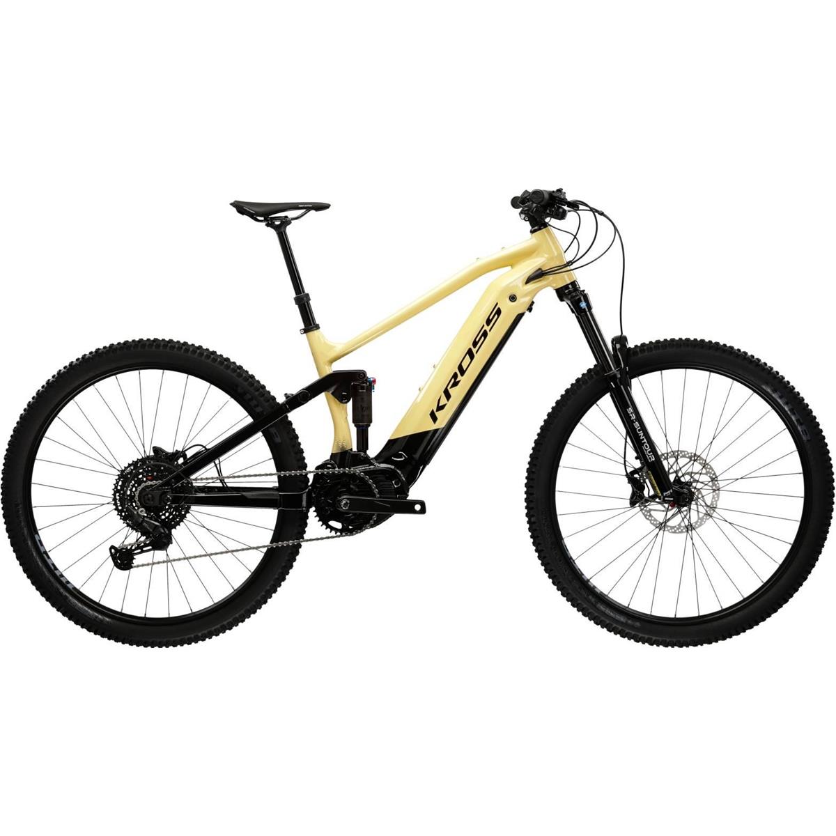 El MTB Kross Grist Boost 1.0 Beige/Black 29
