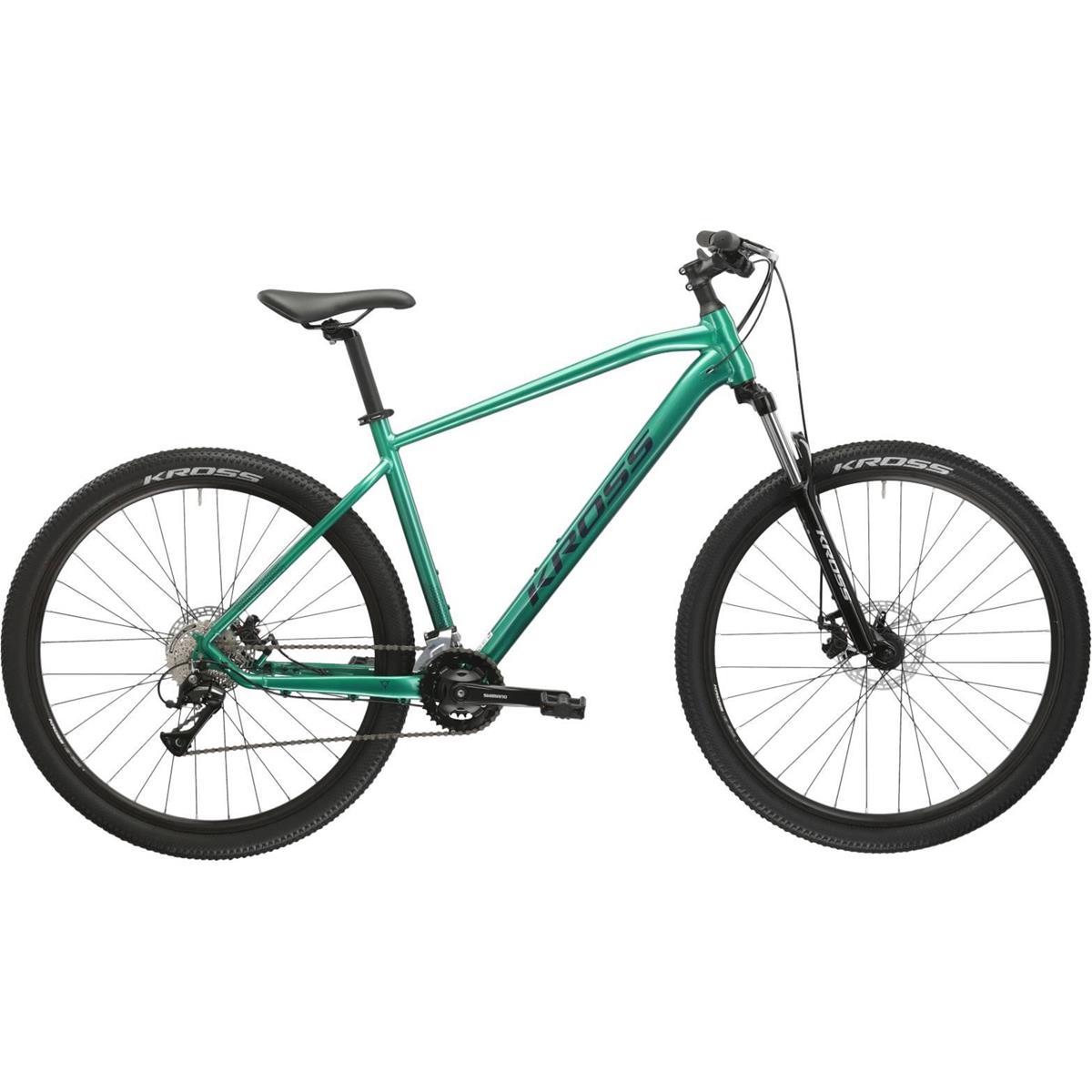 Hardtail MTB Kross Hexagon 3.0 Aquamarine/Navy Blue 2024