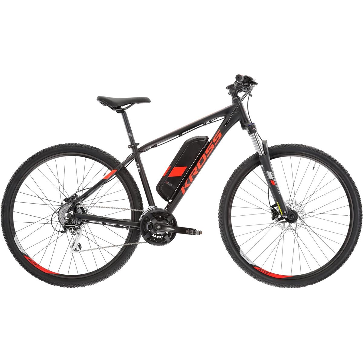 El MTB Kross Hexagon Boost 1.0 Black/Red 29