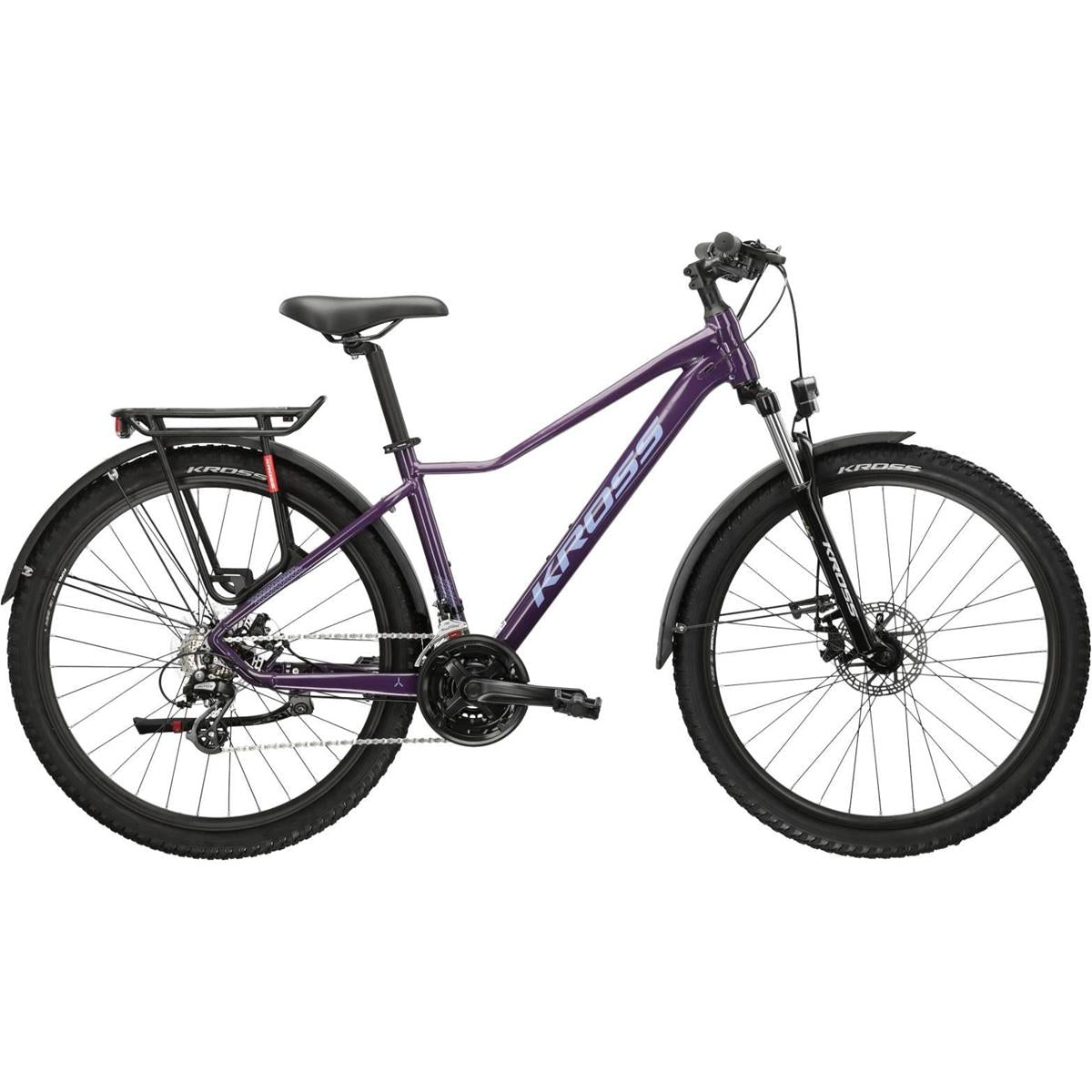 Hardtail MTB Kross Lea 2.0 EQ Violet/Navy Blue 2024