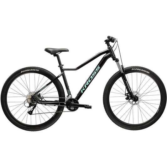 Hardtail MTB Kross Lea 3.0 Black/Mint 2025