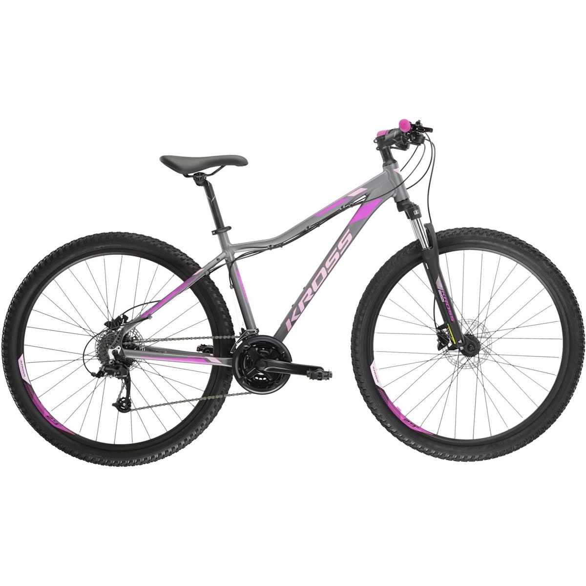 Hardtail MTB Kross Lea 5.0 Graphite/Pink 2023