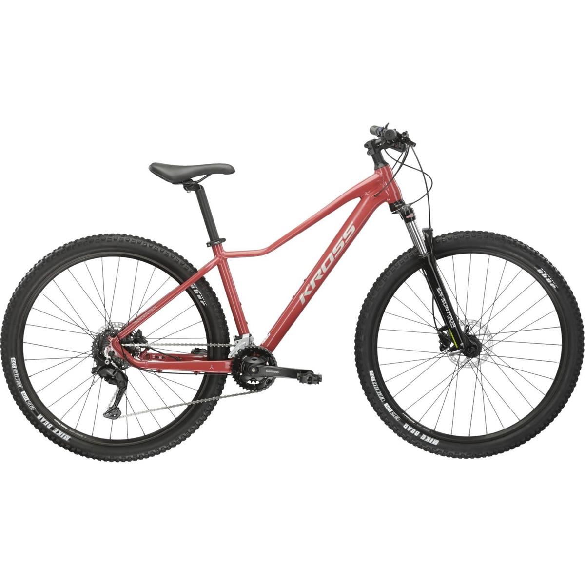 Hardtail MTB Kross Lea 5.0 Maroon/Silver 2024