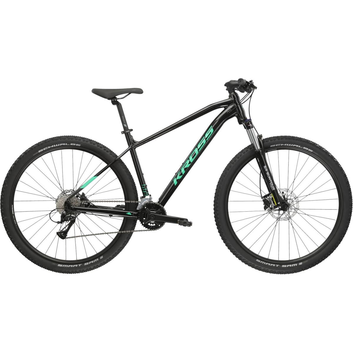 Hardtail MTB Kross Level 1.0 Black/Green 29