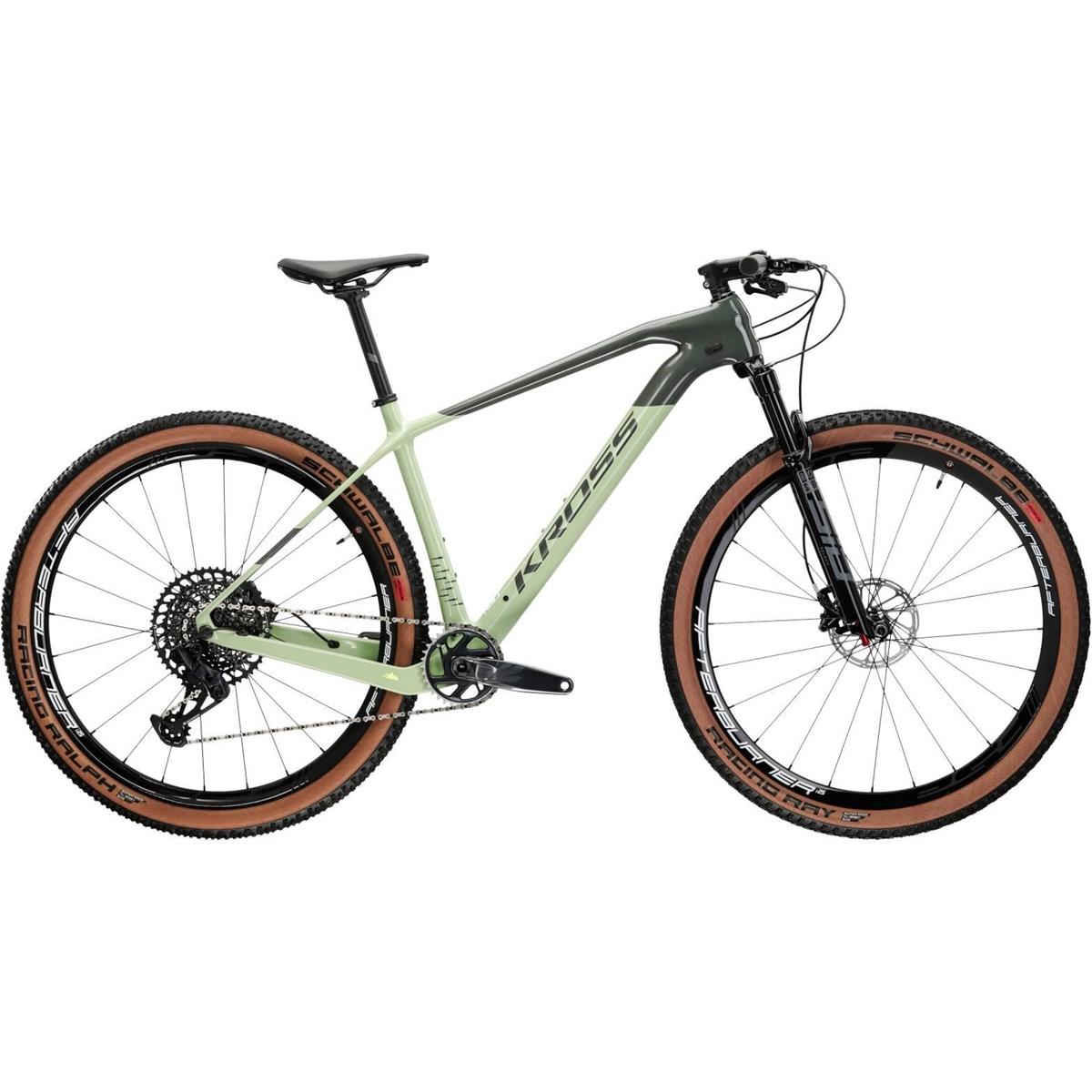 Hardtail MTB Kross Level 12.0 Grey/Green 29