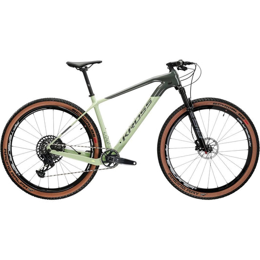 Hardtail MTB Kross Level 12.0 Grey/Green 29