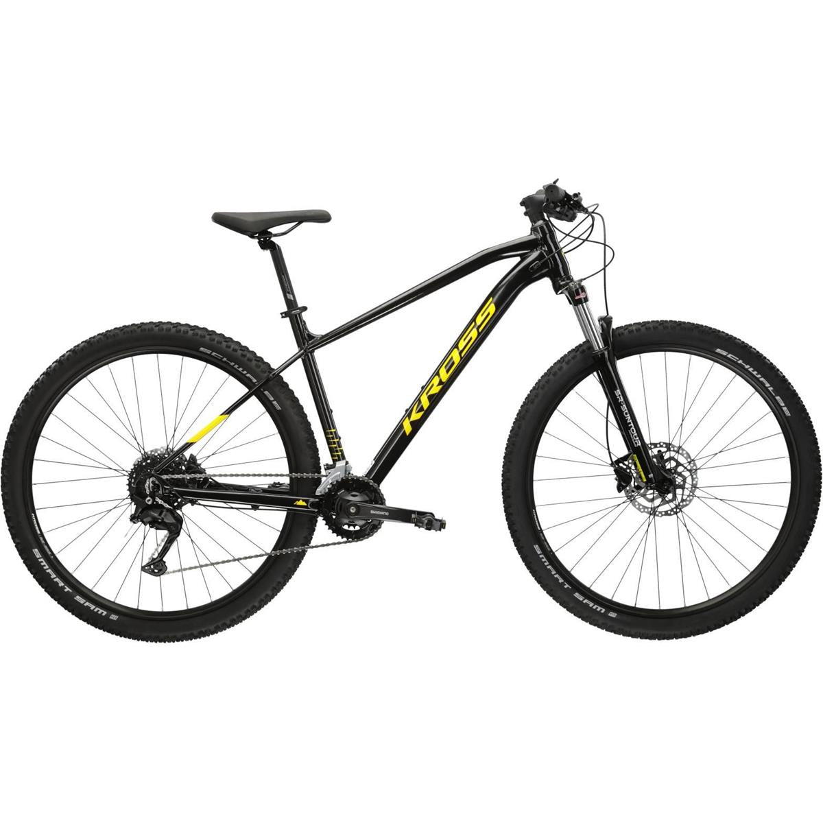 Hardtail MTB Kross Level 2.0 Black/Yellow 29