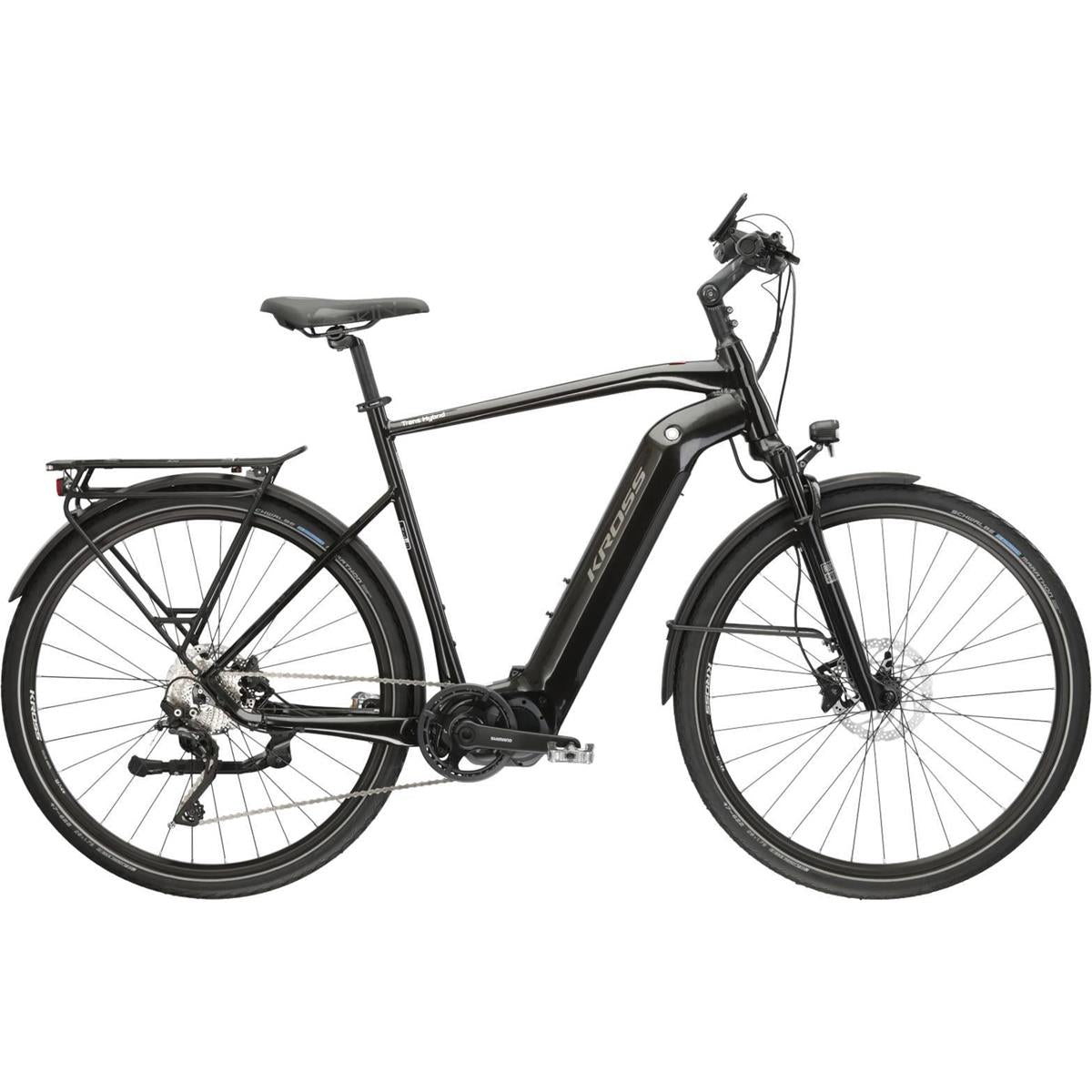 Elcykel hybrid Kross Trans Hybrid 6.0 Black/Graphite