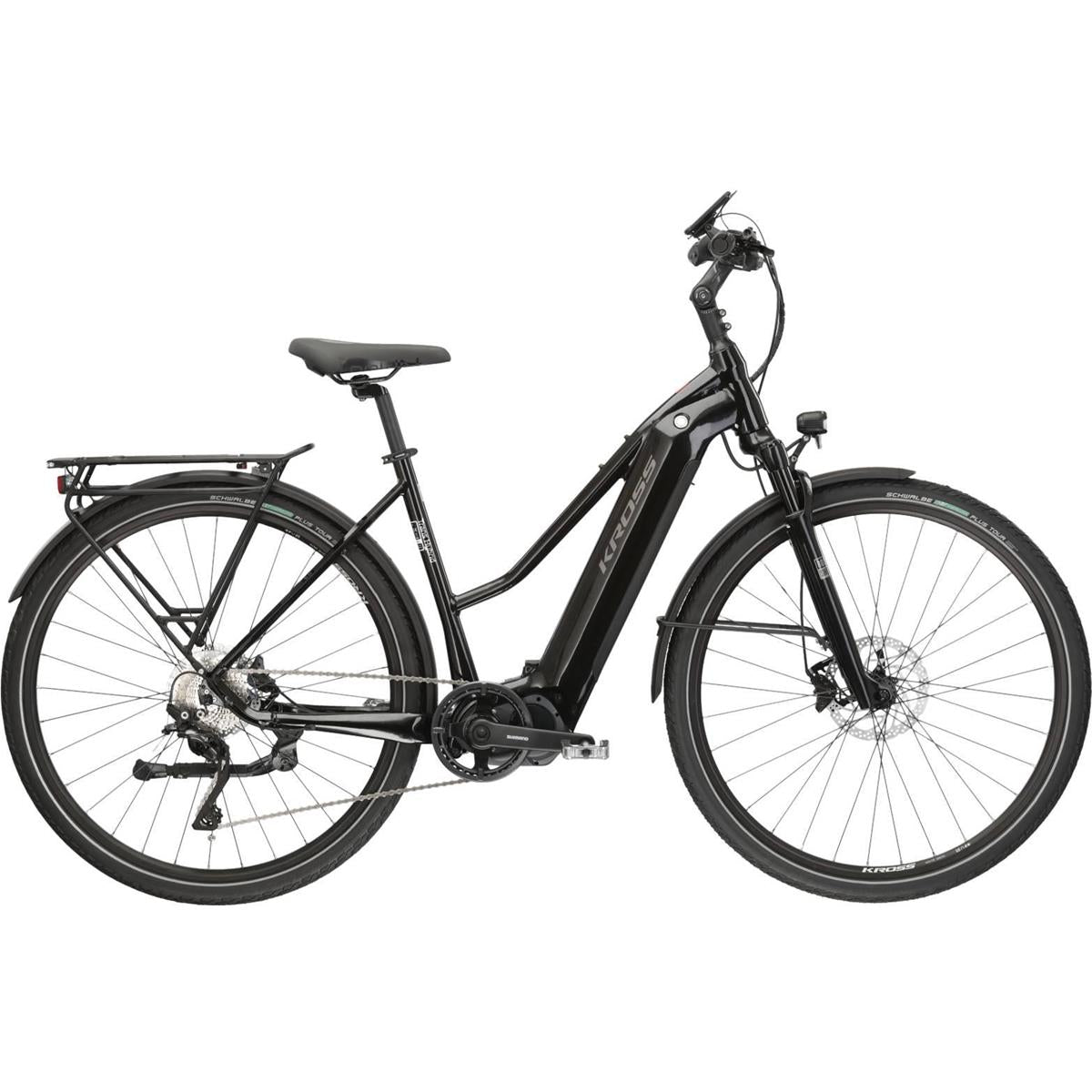 Elcykel hybrid Kross Trans Hybrid 6.0 Uni Black/Graphite