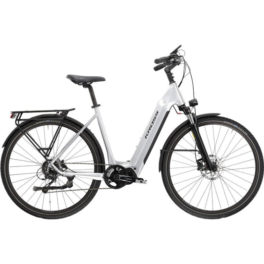 Elcykel hybrid Kross Trans Hybrid LS 5.0 Uni Silver/Black