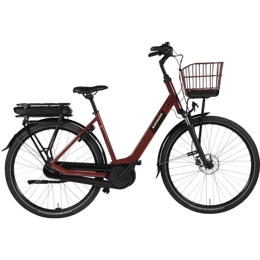 Elcykel Dam Batavus Altura E-GO Plus Mahogany Redbrown