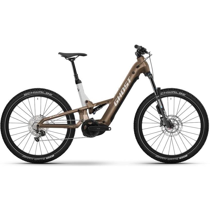 El MTB Ghost E-ASX Abs Low Coffee Tropic