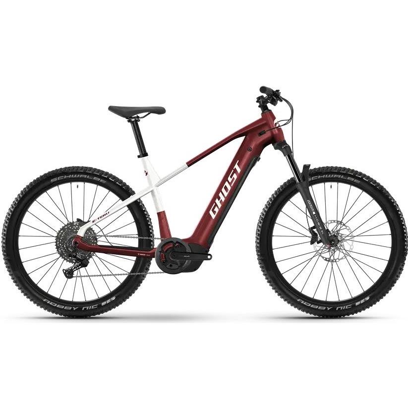 Elcykel hybrid Ghost E-Teru Advanced Red/White Glossy Red/White Glossy