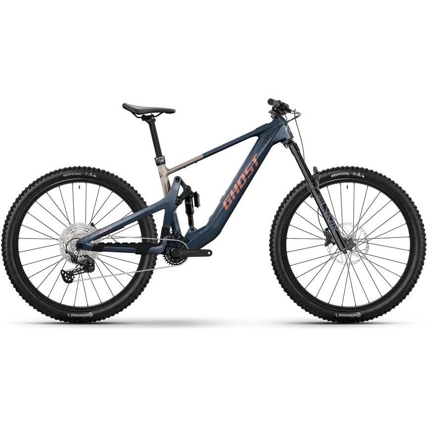 El MTB Ghost Path Riot Advanced Coffee Ice Rose/Ink Blue Glossy