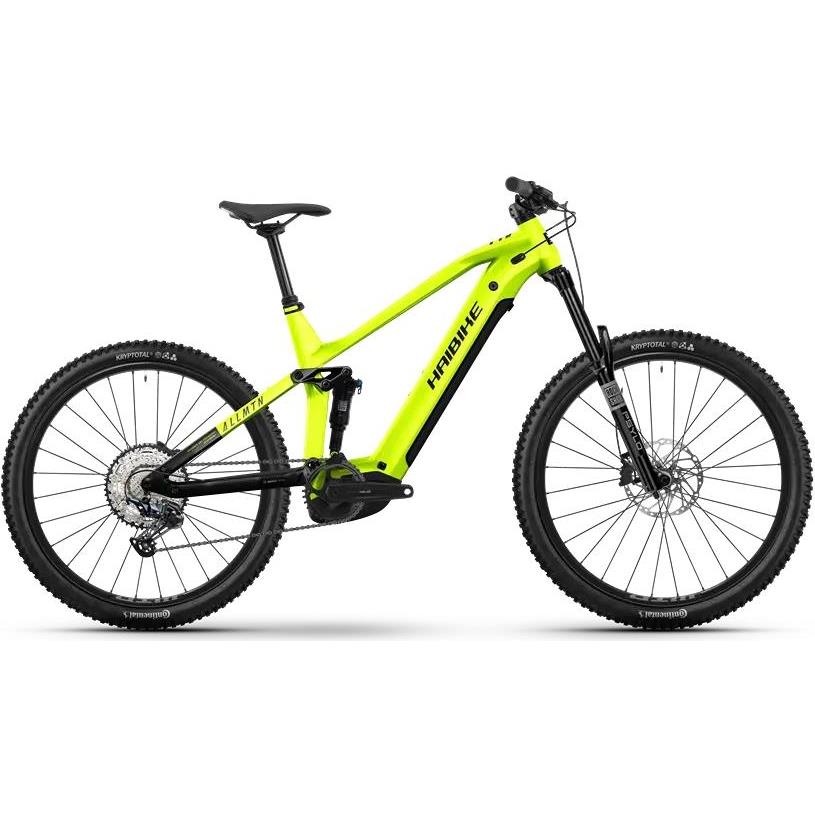 El MTB Haibike Allmtn 6  Nebular Lime/Black Glossy
