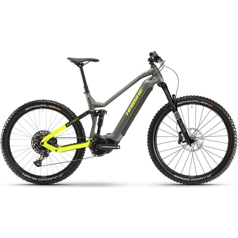 El MTB Haibike Alltrail 9 Titan/Lime/Black Matt