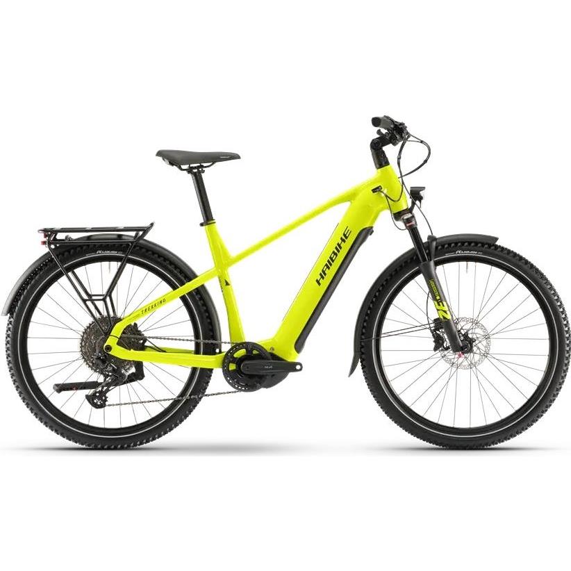 Elcykel hybrid Haibike Trekking 5 High Lime/Black Glossy