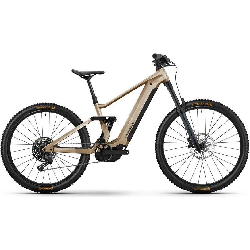 El MTB Lapierre Overvolt AM 4.6 Oat Milk Brown Glossy
