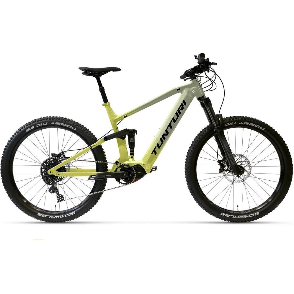 El MTB Tunturi e275 Full Pale Green/Light Green/Black