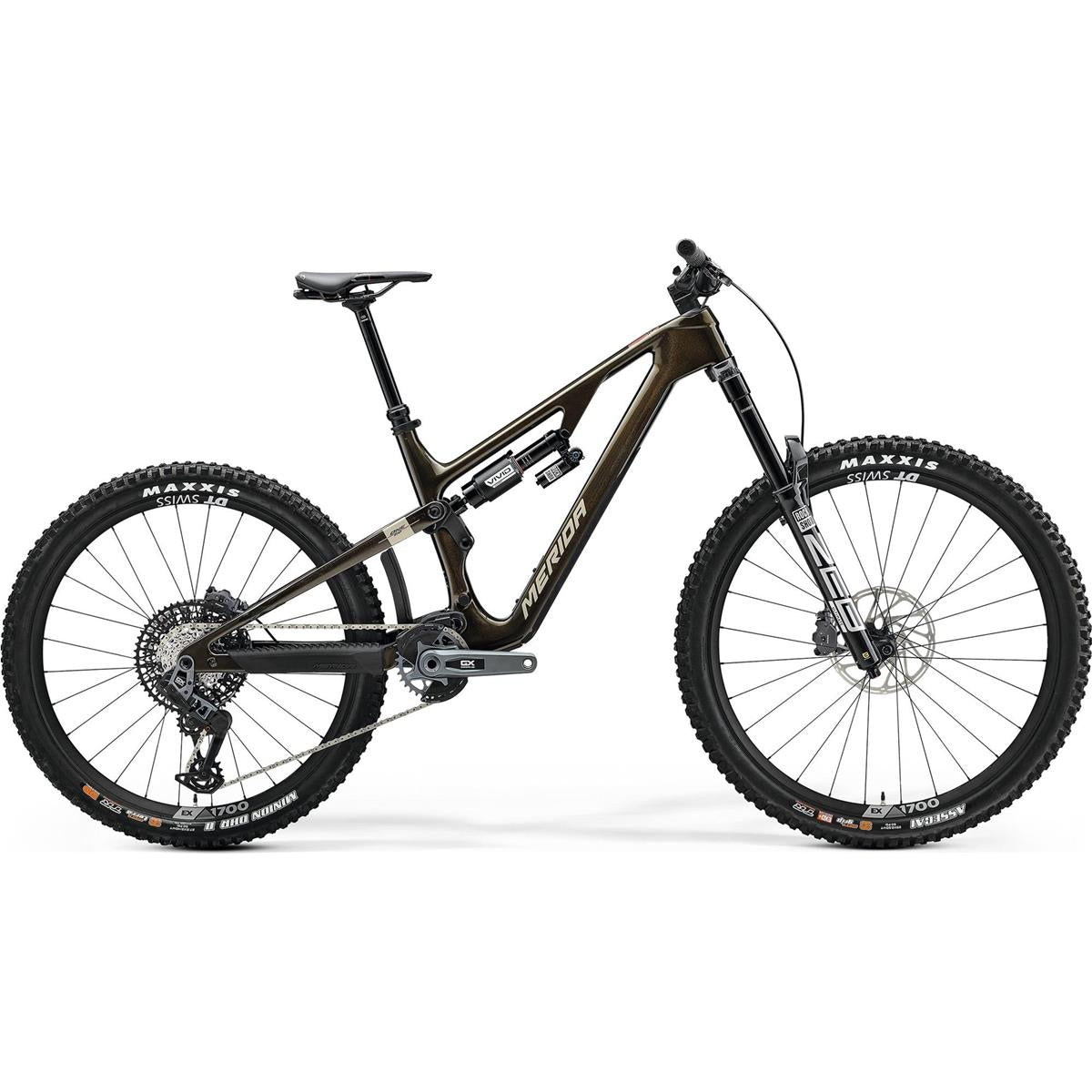 Heldämpad MTB Merida One-Sixty 8000 Guarded Gold/Cream