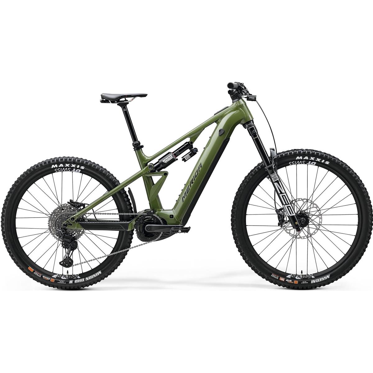 El MTB Merida eOne-Eighty 900 Anaconda Green/Black