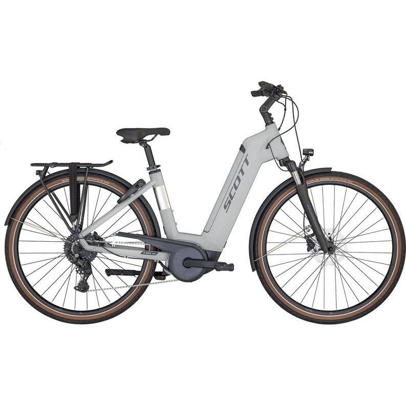 Elcykel hybrid Scott Sub Active eRIDE Unisex SAMPLE Azzuro Grey