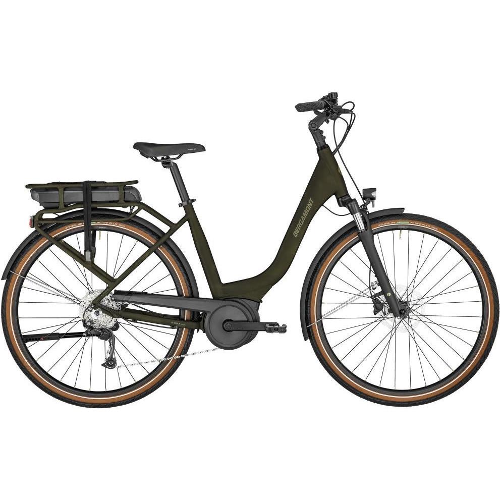 Elcykel Dam Bergamont E-Horizon 5 RT SAMPLE Matt Olive Green