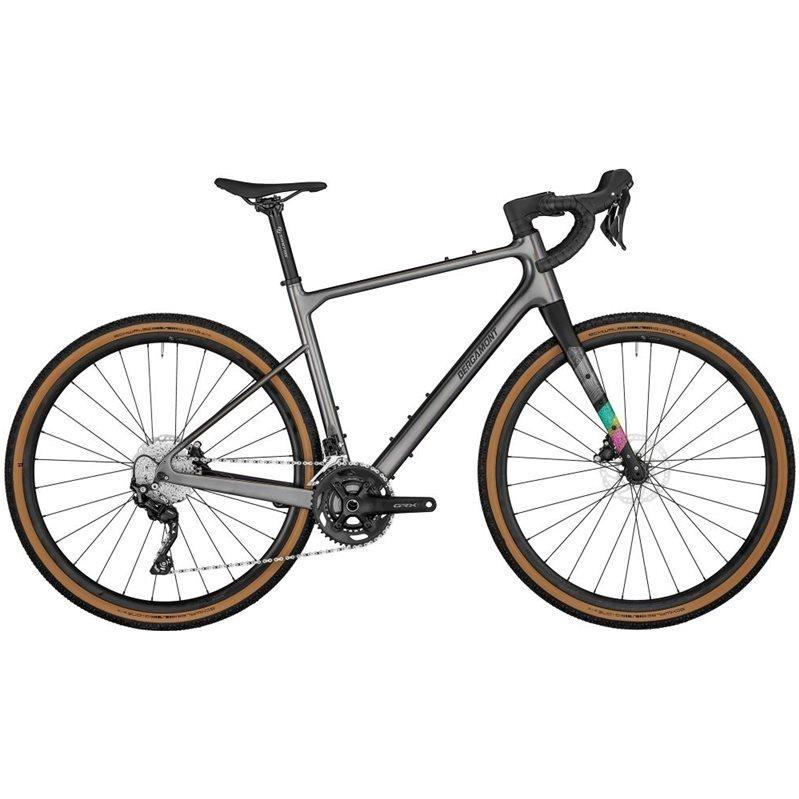 Gravel Bike Bergamont Grandurance Expert SAMPLE Shiny Rainbow Silver