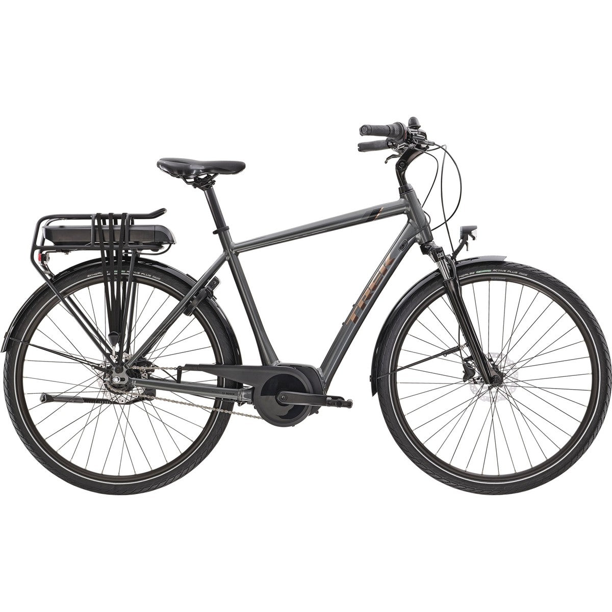 Elcykel Herr Trek District+ 1 500wh Lithium Grey
