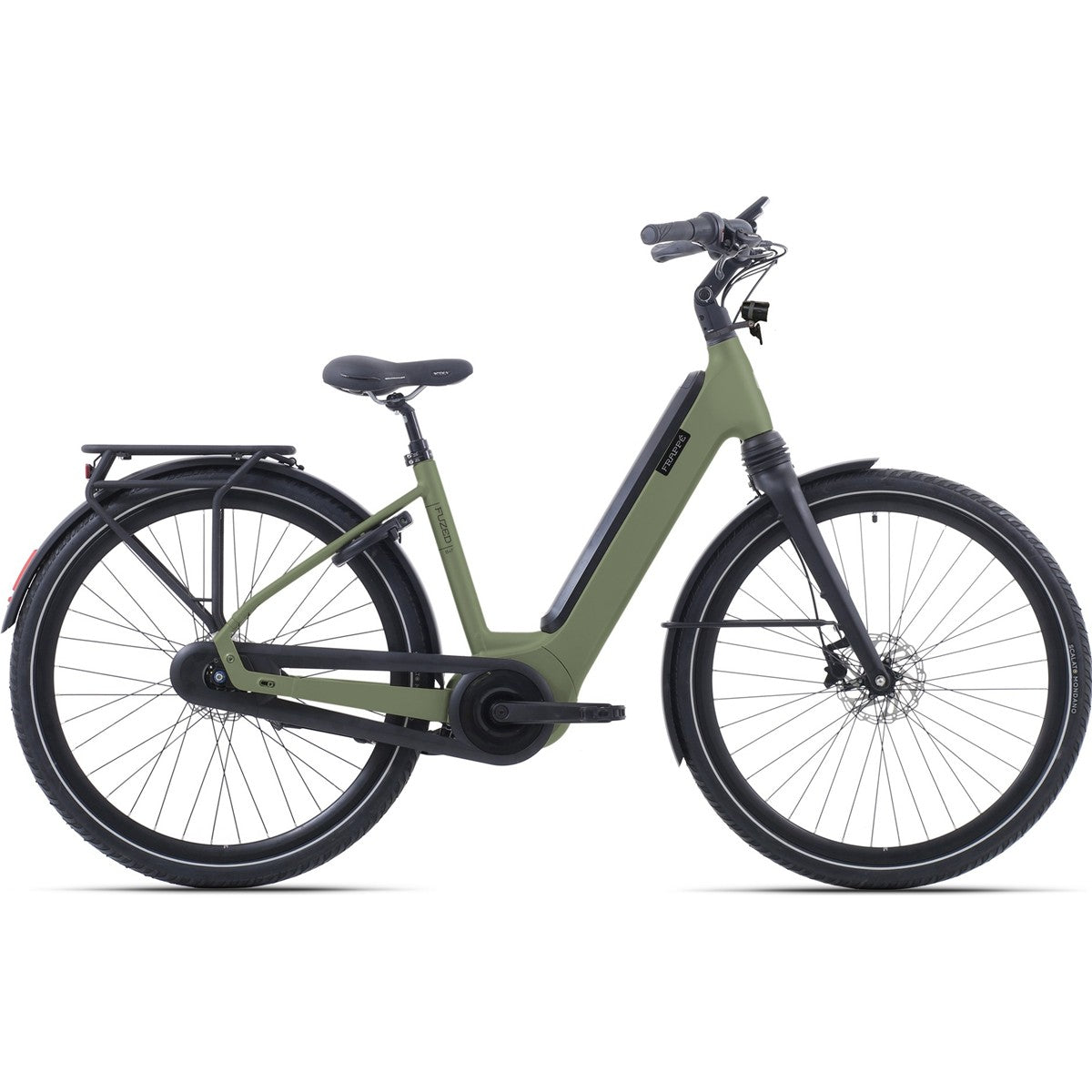 Hybridcykel el Frappé Fuzed B+ 7 Green Grey Gloss