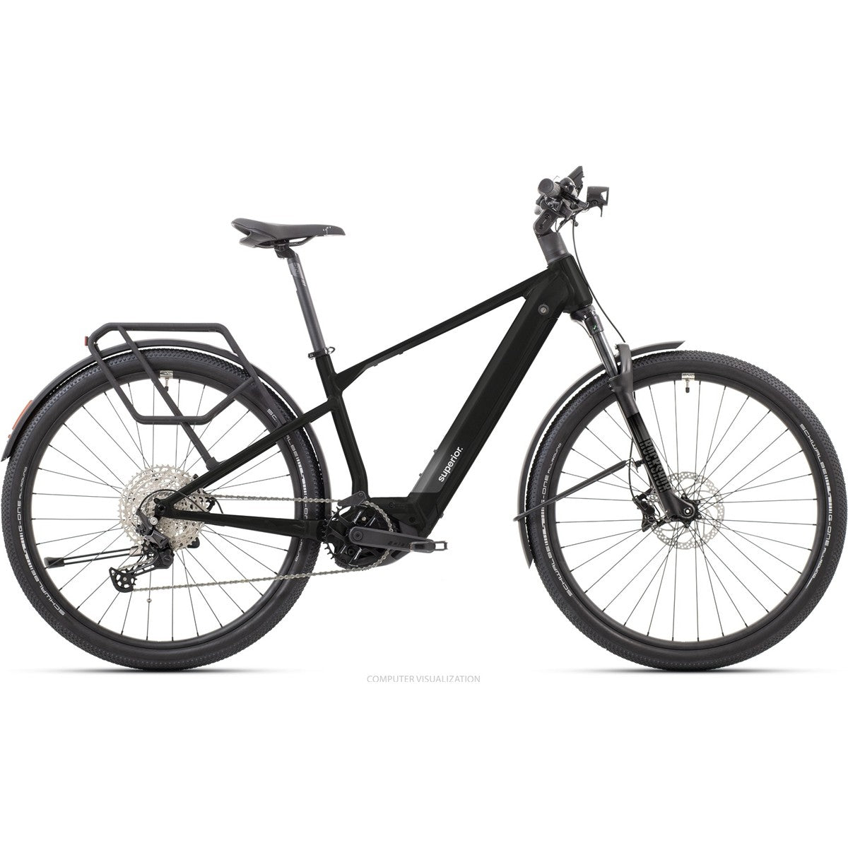 Hybridcykel el Superior eBLOX 6.5 Matte Black