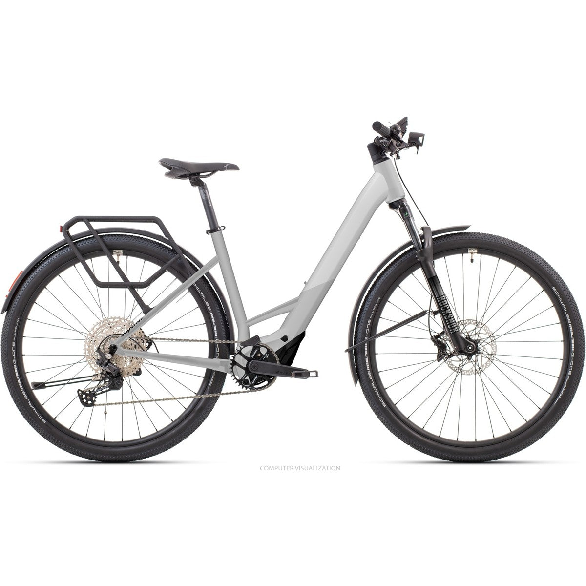 Hybridcykel el Superior iBLOX 6.5 LS Gloss Grey
