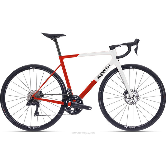 Racercykel allround Superior RR 9.5 Gloss Red/White
