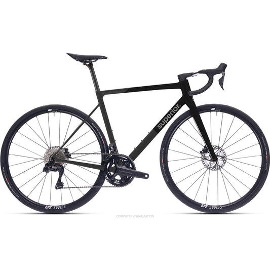 Racercykel allround Superior RR 9.5 Matte Carbon/Black