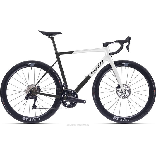 Racercykel allround Superior RR 9.6 Matte Carbon/White