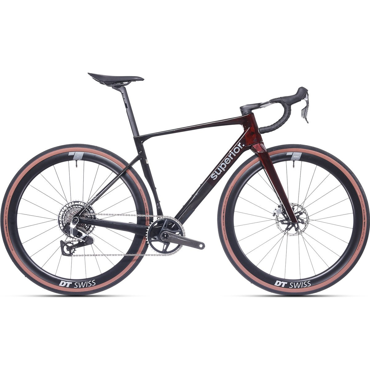 Gravel bike Superior XR 9.9 GR Matte Carbon/Gloss Red